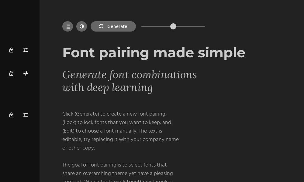 Screenshot of Fontjoy