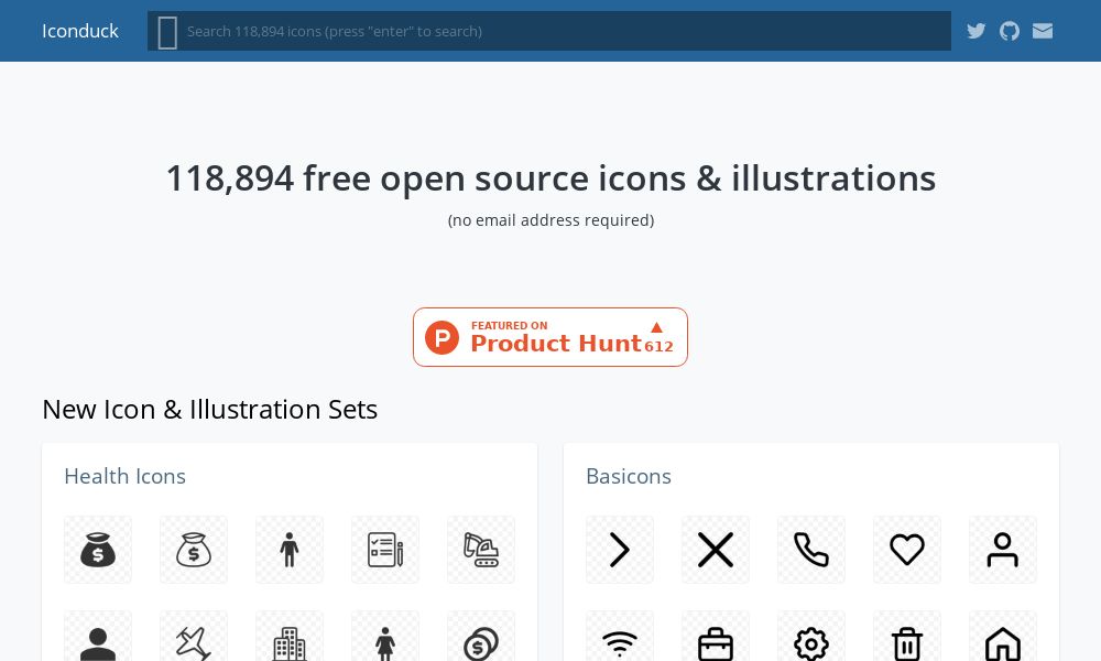 Screenshot of Iconduck