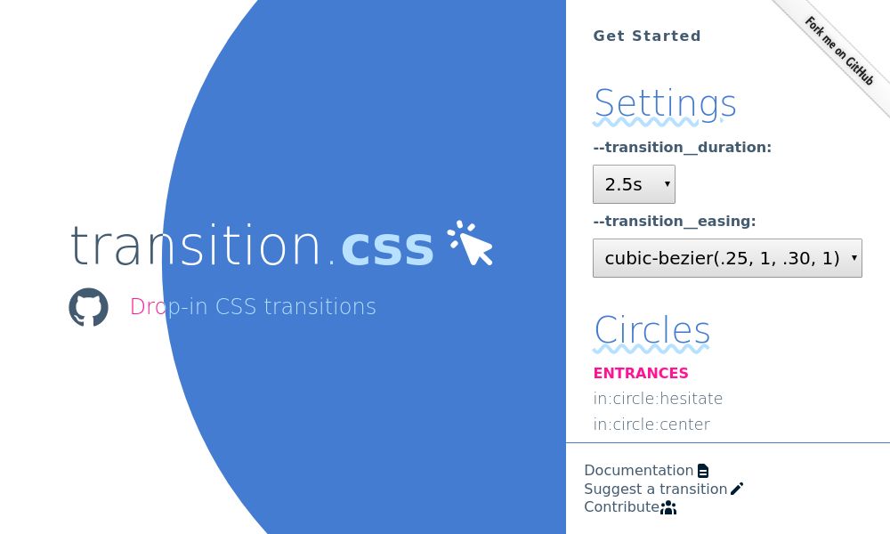 Screenshot of Transition.Style